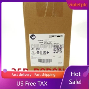 25B-B8P0N104 AB PowerFlex 525 Drive 1.5kW 2.0Hp SEALED TX US Free Tax - Picture 1 of 9