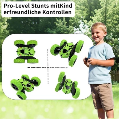 2.4Ghz Doppelseitig drehbare RC Car Ferngesteuertes Auto 90 Min Spielzeit DE - Bild 1 von 4