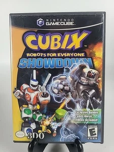 Cubix Robots For Everyone Showdown Nintendo GameCube No Manual Tested - Picture 1 of 6