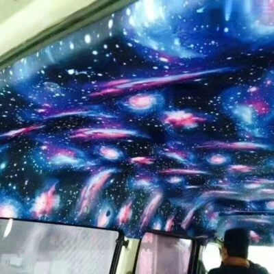 Car Headlining Fabric Star Pattern for Upholstery Auto Interior Home Decor DIY - Image 1 of 4