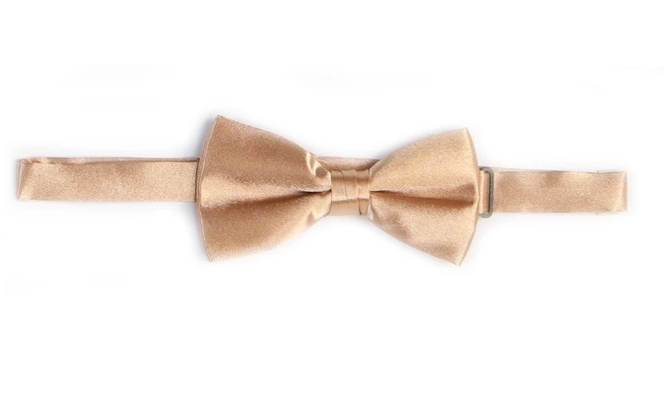 Bow Tie Men's Solid Adjustable Satin Classic Novelty 12-Pack Wholesale New - Image 1 of 1