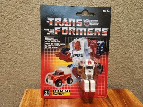 G1 Transformers Reissue Walmart Exclusive Autobot Swerve MiniBot Sealed Cover