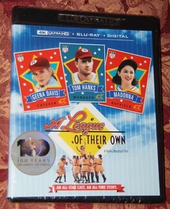 A LEAGUE OF THEIR OWN 1992 GENUINE USA 4K UHD + BLU-RAY SENT FROM UK - Picture 1 of 3