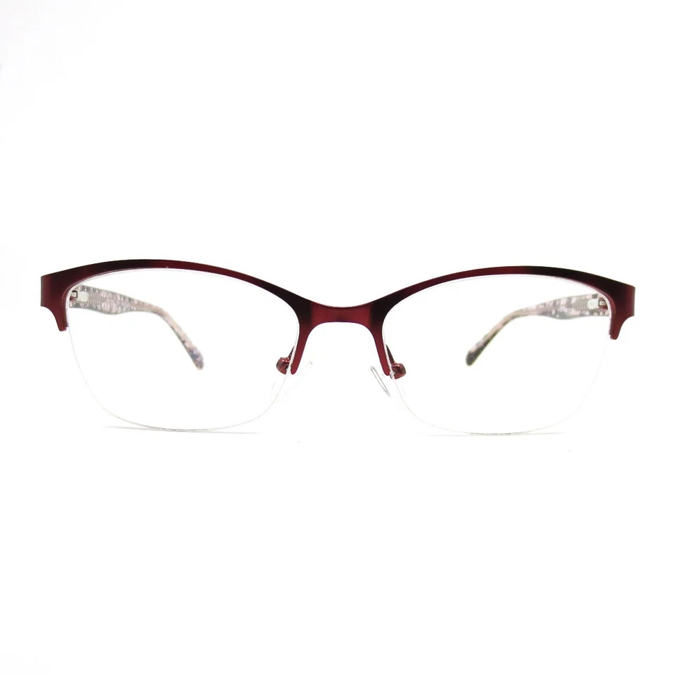 Monturas para gafas Tempo WR 6100 BU negro borgoña ojo de gato medio borde 52-17-135 Foto 1 de 4