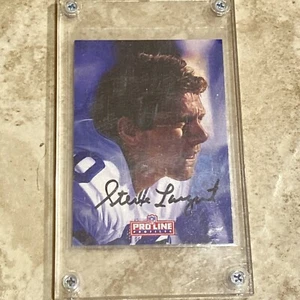 1992 Pro Line Profiles Auto Steve Largent (5 of 9) Auto Autograph HOF - Picture 1 of 24