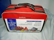 Justin Case Deluxe Travel Auto Safety Kit - Red-  Loaded     NWT