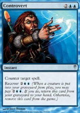 1x Controvert MTG ColdSnap NM Magic Regular