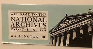 Vintage National Archives Of The United States Brochure Washington DC BR4 - Picture 1 of 2