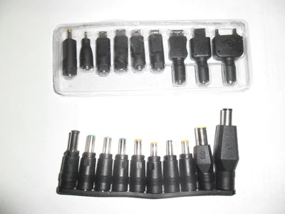 19 Universal AC DC Power Charger AdapterTips Laptop Notebook phones,psp nintendo - Image 1 of 3