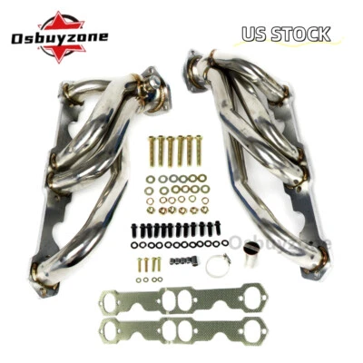 Cabezales de escape Shorty para Chevy GMC 88-95 C1500 K1500 C2500 K2500 305 350 V8 EE. UU. Foto 1 de 4