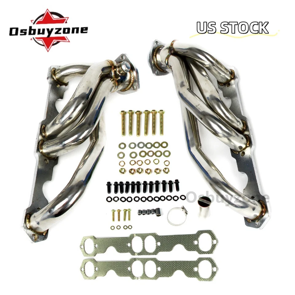 Cabezales de escape Shorty para Chevy GMC 88-95 C1500 K1500 C2500 K2500 305 350 V8 EE. UU. Foto 1 de 4