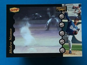 1996 Pinnacle Denny's Hologram #10 Hideo Nomo