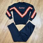 Vintage Varsity Spirit Fashion Cheer Outfit Cowboys Top and Bottom