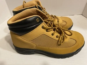 LABO Leather Lace Up Work/Hiking Boots 8.5 - Picture 1 of 4