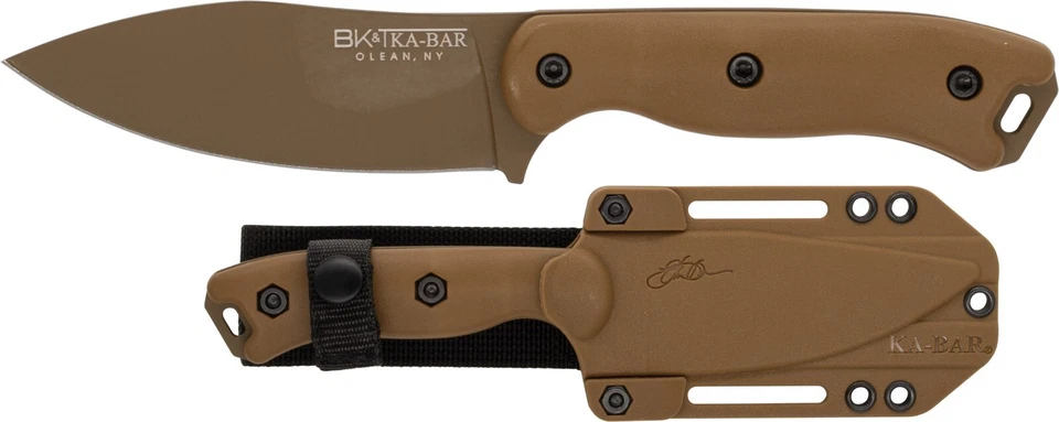 KA-BAR Knife Ultramid Handle Becker Nessmuk Fixed Steel Blade 9.125 Inch BK19