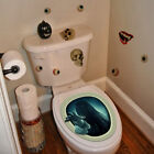  Halloween Faceless Female Toilet Sticker Haunted House Shine