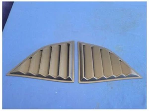 2019 Dodge Challenger SRT8 Pair Side Quarter Window Louvers Black 2506 - Foto 1 di 12