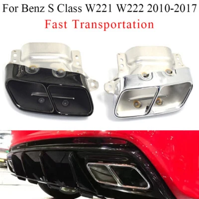 Silenciador de escape de coche tubos de escape dobles para Mercedes-Benz Clase S ML W221 W164 05-13 Foto 1 de 4
