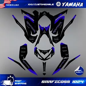 Yamaha Raptor 700 700R graphics kit 2013 2014 2017 to 2023 decals stickers atv - Picture 1 of 3