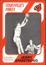 1989-90 Louisville Collegiate Collection Multi-Sport Card #98 Jerry Armstrong