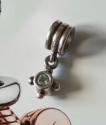 PANDORA Blue Topaz Compass Dangle Charm 790235  - Image 1 of 4