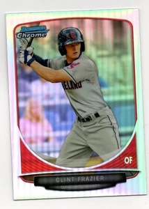 2013 Bowman Chrome DP Prospect Refractor Clint Frazier #15 - Cleveland Guardians - Picture 1 of 1