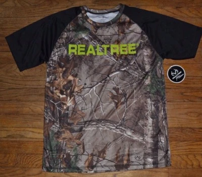 REALTREE Performance Shirt T-Shirt Camouflage Camo Top Men's Licensed Shirt - Image 1 of 2