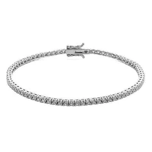 Comete Armband Tennis Herren Damen Silber 925 Abmessung 20 Cod. Ubr 994 M20 - Bild 1 von 2
