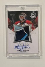 2007-08 UD The Cup Limited Logos TOMAS VOKOUN 6CLR PATCH AUTO 9/50 Panthers 