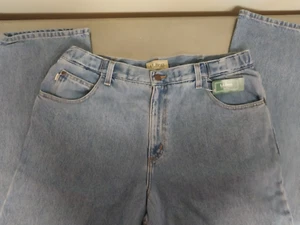 L.L. Pantalones de mezclilla para hombre Bean 37X34 azul - doble L lavado a la piedra desteñido ajuste natural - nuevos con etiquetas - Imagen 1 de 6
