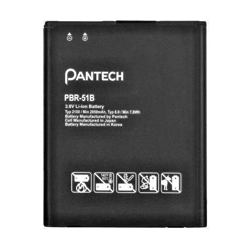 Batería de teléfono de iones de litio Pantech PBR-51B 3,8 V tipo 2100/min 2050 mAh tipo 8,0/7,8 Wh Foto 1 de 1