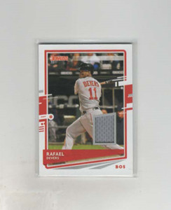 2020 Panini Donruss Donruss Materials Rafael Devers #DM-RD