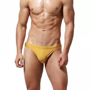 DESMIIT Traje de baño de altura baja para hombre Gent baño corto Traje de baño Almohadilla interior - Imagen 1 de 18