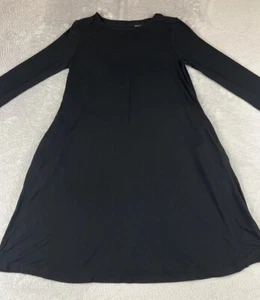 Time and Tru Mujer Manga Larga Negro Jersey Vestido Talla Mediana - Imagen 1 de 7