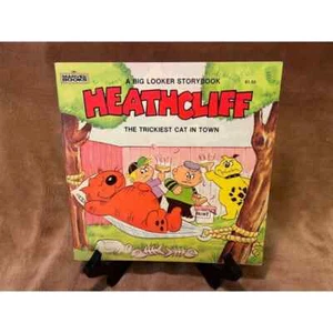 Vintage Heathcliff "The Trickiest Cat In Town" Chlidren's Softcover Book - Imagen 1 de 3