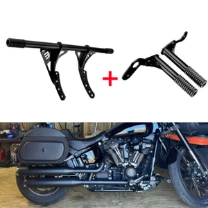 Gloss Black Highway Bar Crash Bar For Harley Softail Low Rider ST FXLRST 2022-25 - Picture 1 of 13