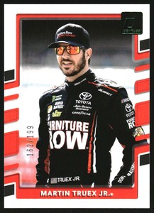 2018 Donruss Green Foil #49B Martin Truex Jr. Name centered /199