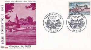 France 1973 FDC Castle of Gien yt 1758 - Picture 1 of 1