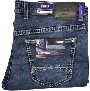 PIONEER Herren Jeans RANDO 16541 MegaFLEX handcrafted 16541 blue used Buffie - Bild 1 von 7