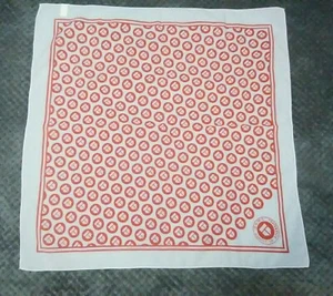 GFWC Vtg 25"X 25" Polyester Bandana Scarf - Picture 1 of 6