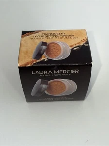 Laura Mercier Translucent Medium Deep Loose Setting Powder .33 oz Mini New Boxed - Picture 1 of 5
