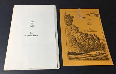 Gold on Gold by S. David Davis Nature Poetry Collection 1st Ed. PB 1976 *SIGNED* - Image 1 of 4
