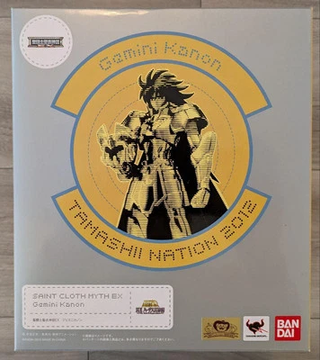 Figura Saint Seiya Myth Cloth EX Gemini Kanon Tamashii Nation 2012 sin usar Foto 1 de 4