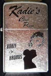 Zippo Pinup Girl Sin City Kadie's Club Pecos Booze Broads Lighter 2014 Pinup Gir - Picture 1 of 12