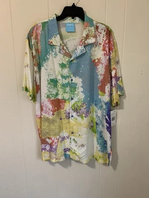 Staple Mens Size XXL Button Up Shirt Short Sleeves 2XL NWT - Image 1 of 4