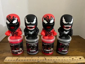 Marvel Venom & Symbiote - 4 giocattoli Slurper con Slime - nuovi senza confezione - lotto di 4 - Foto 1 di 8