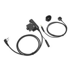 New U94 PTT System Hands Free Plug And Play PTT Adapter With Finger Mic For  - Zdjęcie 1 z 22