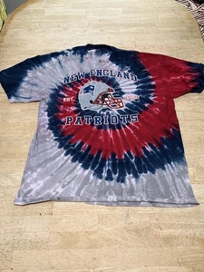 Vintage New England Patriots Tie-Dye T-Shirt Herren 2XL XXL NFL Football Majestic - Bild 1 von 6