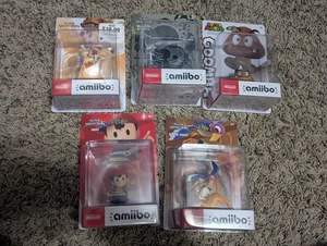 HUGE NEW AMIIBO LOT OF 5! Super Smash Bros, Super Mario, Etc!  - Picture 1 of 4