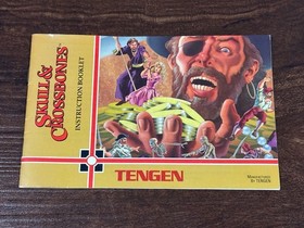 Skull & Crossbones Tengen Nintendo NES Instruction Manual Only